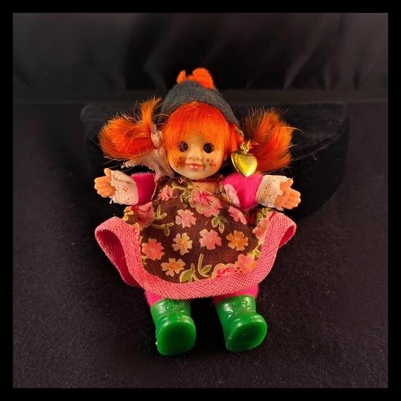 🌻 Vtg. Pippi Longstocking El Greco Dolls Including Matchbox Doll - Picture 14 of 16